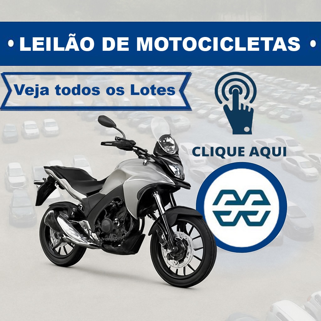 Leilão de Motos / Quarta-Feira 23/07/2025